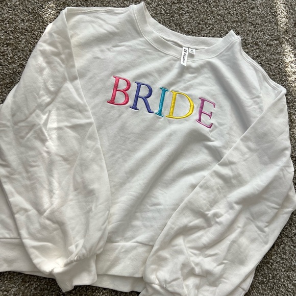 White Bride Sweatshirt - Picture 1 of 2
